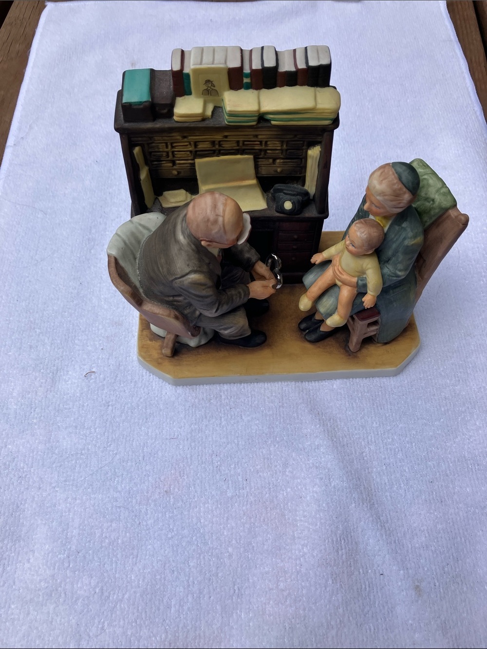 Norman Rockwell “The First Annual Visit” Vintage Porcelain Figure.
